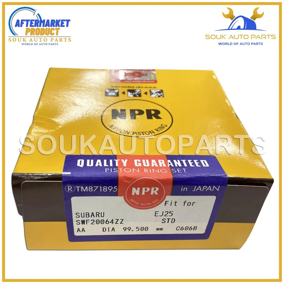 12033-AA760 Piston RING SET EJ25 99.50mm For Subaru LEGACY FORESTER 1995-00 - Image 1 of 1