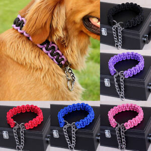Collar Large Dog Nylon Durable P Chain Collar For Medium Large Dogs Pet Supplies
