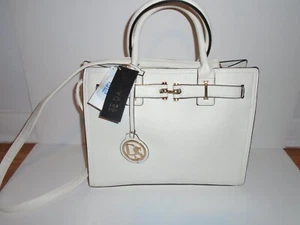 Dasein White Convertible Handbag New With Tags - Picture 1 of 6