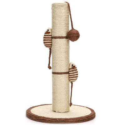 Nobleza Sisal Scratching Post with Mice - Cat Tree for Scratching and Playing - Image 1 of 4