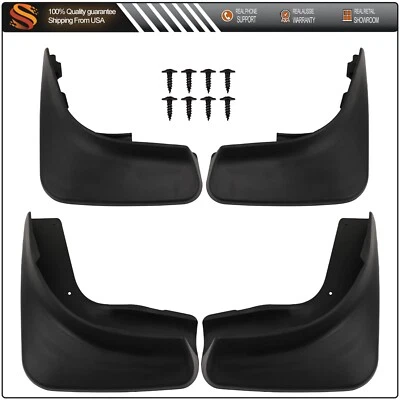 For 2010-2014 Volkswagen Golf 4Pcs Front & Rear Mud Flaps Fender Mudguard Kits - Image 1 of 4
