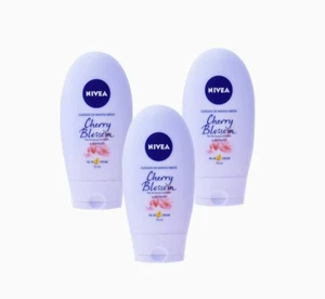 3 PACK NIVEA Hand Cream Cherry Blossom Jojoba Oil Infused 2.6 OZ - Picture 1 of 1