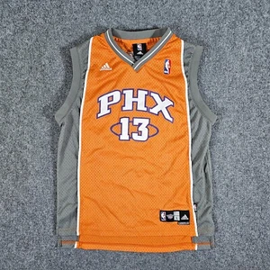 Vintage Y2K Adidas x NBA Suns Steve Nash Youth Jersey Orange/Gray Sz Large 14-16 - Picture 1 of 6