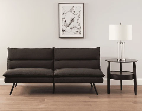 Pillow Top Futon, Charcoal Cover