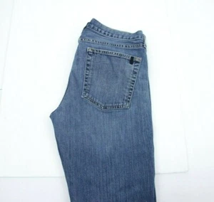 J Crew Boot Cut Antique Wash Low Rise Blue Jeans  Size 31R Stretch 31X27 USA - Picture 1 of 11