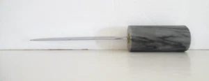 Vintage Letter Opener With Grey Marble Round Handle - Picture 1 of 10
