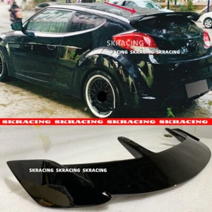 Fits For Hyundai Veloster 2012-2017 Gloss Black Rear Roof Wing New Style Spoiler - Picture 1 of 5