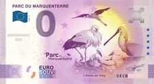 Billete 0 euros "PARC DU MARQUENTERRE ANNIVERSARY" UECB 2021-3