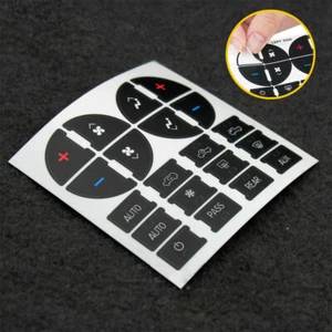 A/C Climate Control Button Repair Decals Stickers For GMC Sierra Chevy Silverado - Picture 1 of 10