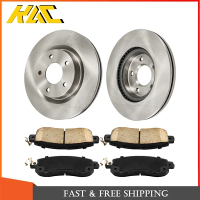 Front Disc Rotors Ceramic Brake Pads for 2014 2015 2016 2017-2019 Nissan Altima Foto 1 de 4