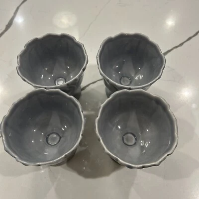 CONJUNTO DE QUATRO TIGELAS DE SORVETE WILLIAMS SONOMA azul pálido - Imagem 1 de 4