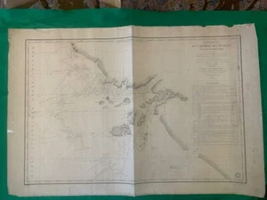 ORIGINAL MAP DE L' ARCHIPEL DES BISSAGOS 1829 - Picture 1 of 1