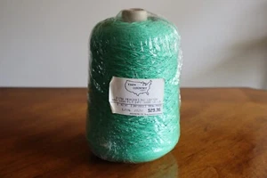 1.03 lbs Pima Mercerized Cotton Cone Yarn Country Green Machine Hand Knitting - Picture 1 of 7