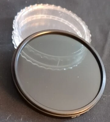 MERKURY OPTIC 62mm POLARIZER FiLTER w/ 52mm CLEAR CASE & OPTICS CASE - Image 1 of 4