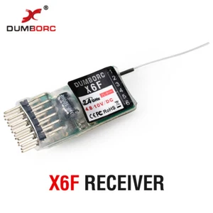 DUMBORC X6F 2.4G 6CH Radio Control System Receiver for Dumborc RC X6 Transmitter - Picture 1 of 12