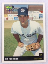 1991 Erie Sailors-Classic BEST Minor League Baseball Card-Jim Whitman