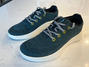 Men’s Size 9 Allbirds Tree Runner Go (Chasm Teal/Natural Black/Stony Cream) - Picture 1 of 5