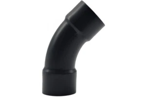 PVC Bogen 45° aus Rohr | Klebemuffe x Klebemuffe | Pool Verrohrung | PN 10 - Bild 1 von 8