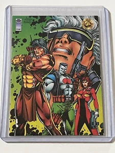 Deathmate Promo Karte NN Upper Deck / Voyager 1993 NM - MT 8.0 + Valiant / Image - Bild 1 von 12