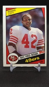 1984 Topps Football Ronnie Lott NFC Pro Bowl #357 San Francisco 49ers HOF - Picture 1 of 2