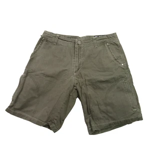 Kuhl Shorts Mens 34 Pocket Snap Lightweight Outdoors Hiking Green Cargo - Picture 1 of 11