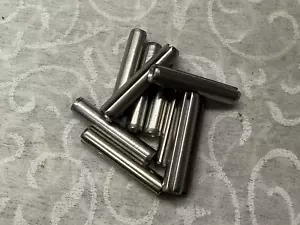 10 Pezzi Perni a Rotolo in Acciaio Inox 3/16"X1" - Foto 1 di 2