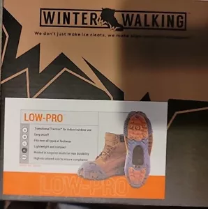 XL shoe cover winter anti slip traction cleats spikes easy on off over shoe - Picture 1 of 1