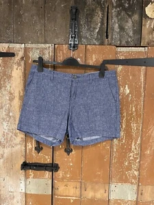 Old Navy Shorts Linen Cotton Herringbone Everday Casual Summer Light Cool 12 - Picture 1 of 12