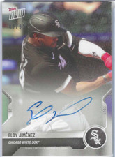 Eloy Jimenez 2021 Topps Now Road to Opening Day Autograph On-Card SSP /99 #OD76A