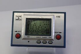 Nintendo Game & Watch Silver Fire RC-04 Made in Japan 1980 Great Condition #2