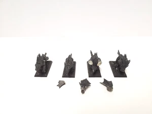 Warhammer Chaos Daemons Karanak + 3 Flesh Hounds Bluthunde Blood Hounds Metal - Bild 1 von 2