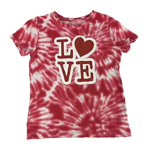 ¡Manera de celebrar! Camiseta de San Valentín Tie-Dye Love Heart Talla M (7-8) - Imagen 1 de 6