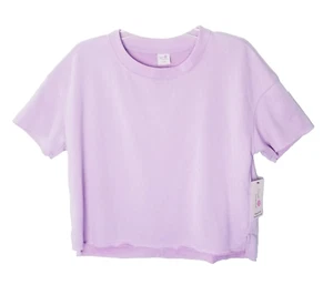 Camisa de pijama Secret Treasures para mujer talla XS (0-2) lavanda púrpura dobladillo crudo NUEVA - Imagen 1 de 14
