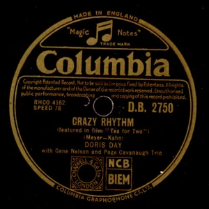 DORIS DAY -singt und steppt!- Crazy Rhythm a.d. Film "Tea for Two" 1950 S102 - Bild 1 von 2