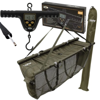 NGT DIGITAL SCALES T BAR CARP WEIGH SCALES HOOK lbs/kg + NGT XPR FLOATING SLING - Image 1 of 4