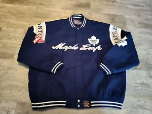 JH Design NHL offizielle Toronto Maple Leafs Herren Volldruckjacke Größe 2XL Sehr guter Zustand - Bild 1 von 24