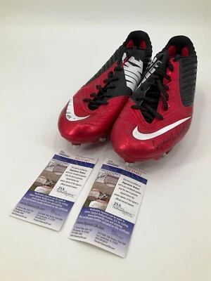 TACOS NIKE FIRMADOS POR OHIO STATE BUCKEYES USADOS EN JUEGO CON CERTIFICADO DE AUTENTICIDAD JSA Foto 1 de 4