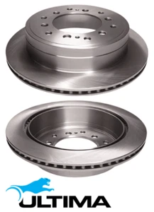 REAR VENTED DISC BRAKE ROTOR SET FOR TOYOTA PRADO VZJ90R VZJ95R 5VZ-FE 3.4L V6 - Picture 1 of 1