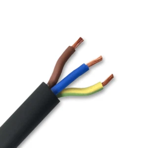 10M - RUBBER CABLE 1MM 3 CORE H07RN-F HO7RNF TOUGH HEAVY DUTY CABLE - Picture 1 of 1