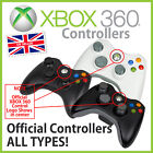 Microsoft Xbox 360 Wireless/Wired Controller - Black/White/Grey - ALL TYPES