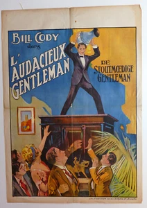 Audacieux gentleman Bill Cody affiche cinema originale 60x80 - Afbeelding 1 van 2