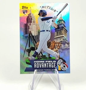 2022 Topps Update Spencer Torkelson Home Field Advantage Rookie Holo Tigers RC - Picture 1 of 12