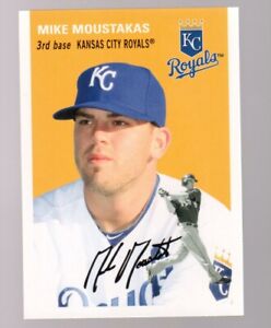 2012 Topps Archives Mike Moustakas Baseball Card Kansas City Royals