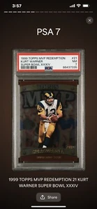 1999 topps mvp promotion Kurt Warner Psa 7nm - Bild 1 von 2
