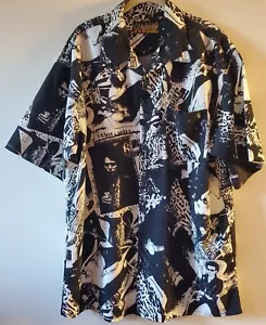 Camisa Sex Pistols Tour Fechas Libélula Manga Corta Botón Para Hombres XL Punk Rock De Colección - Imagen 1 de 12