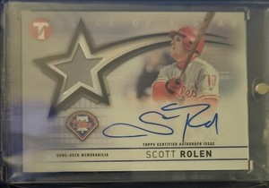 2022 Topps Pristine Scott Rolen Autograph Auto jersey HOF Phillies