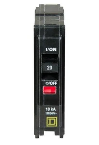 Square D QO120 120/240V Plug-in Miniature Circuit Breaker - Picture 1 of 2