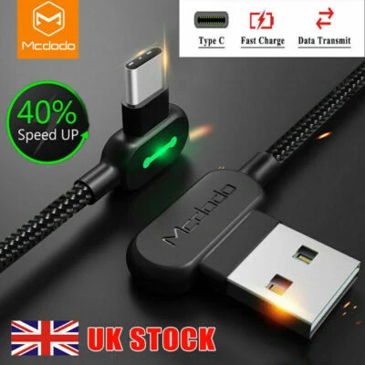 MCDODO Fast Charging Type-C Charger Cable L Shape Reversible Usb Unbreakable - Image 1 of 4