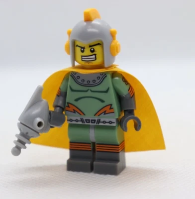 Retro Space Hero w/ Cape Series 17 71018 CMF LEGO® Minifigure Mini Figure - Image 1 of 3