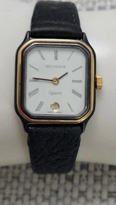 Vintage Bucherer 18k Bezel+Crown All Original 7 Jewels Quartz Ladies Watch - Picture 1 of 10